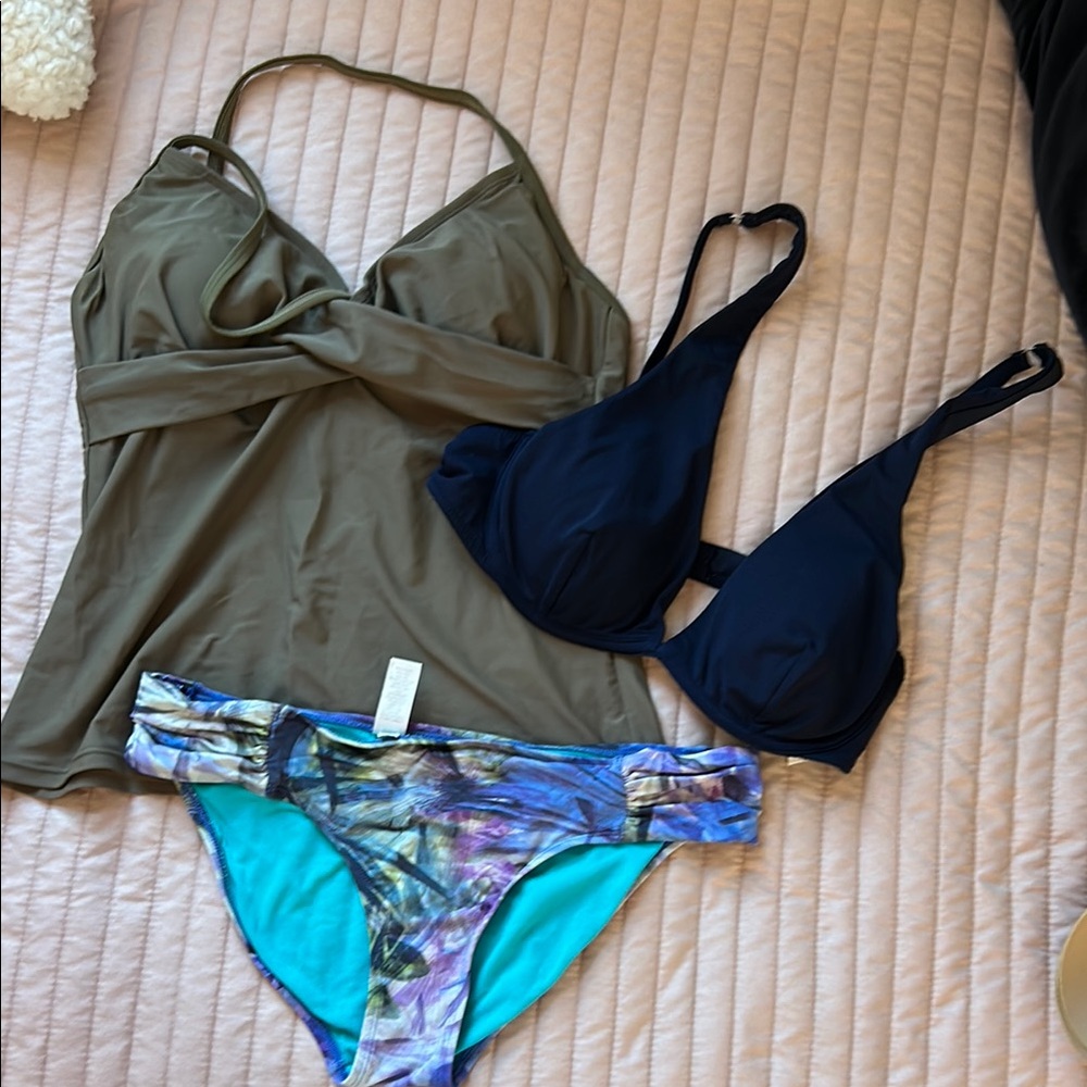 Athleta Bikini Set Tankini Bikini